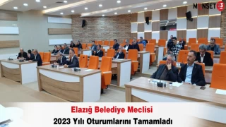 Elazığ Belediye Meclisi 2023 Yılı Oturumlarını Tamamladı