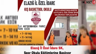 Elazığ İl Özel İdare SK, Spor Okulu Eğitimlerine Başlıyor