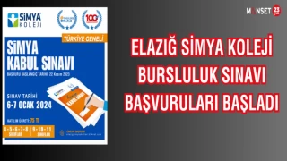 Elazığ Simya Koleji Bursluluk Sınavı Başvuruları Başladı