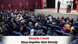Elazığ’da 3 Aralık Dünya Engelliler Günü Etkinliği