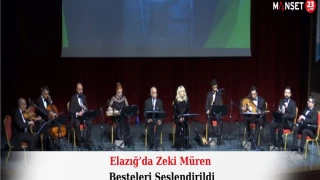 Elazığ’da Zeki Müren Besteleri Seslendirildi