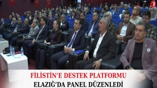 Filistin’e Destek Platformu Elazığ’da Panel Düzenledi