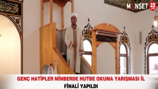 Genç Hatipler Minberde Hutbe Okuma Yarışması İl Finali Yapıldı