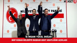 İş İnsanı Yücel Doğan MHP’den Keban Belediye Başkan Aday Adaylığını Açıkladı