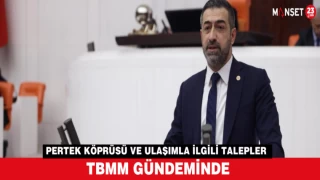 PERTEK KÖPRÜSÜ VE ULAŞIMLA İLGİLİ TALEPLER TBMM GÜNDEMİNDE