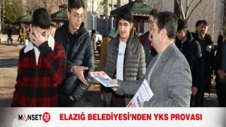 ELAZIĞ BELEDİYESİ’NDEN YKS PROVASI