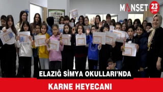 ELAZIĞ SİMYA OKULLARI’NDA KARNE HEYECANI