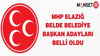 MHP Elazığ Belde Belediye Başkan Adayları Belli Oldu