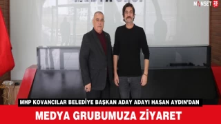MHP Kovancılar Belediye Başkan Aday Adayı Hasan Aydın’dan Medya Grubumuza Ziyaret