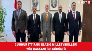Cumhur İttifakı Elazığ Milletvekilleri YÖK Başkanı İle Görüştü