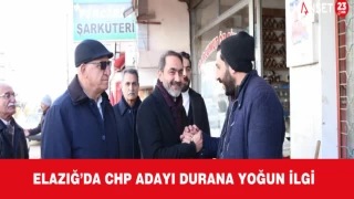 ELAZIĞ’DA CHP ADAYI DURANA YOĞUN İLGİ