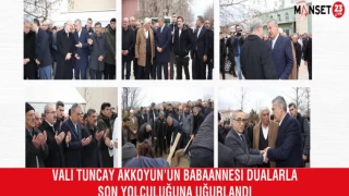 MERHUME AKKOYUN DUALARLA SON YOLCULUĞUNA UĞURLANDI