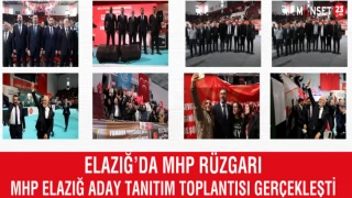 MHP Elazığ Belediye Başkan Aday Tanıtım Toplantısına Yoğun Katılım