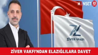 Ziver Vakfı’ndan Elazığlılara Davet