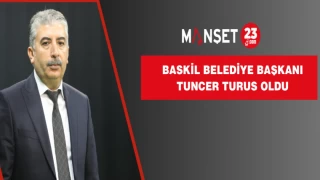 Baskil Belediye Başkanı Tuncer Turus Oldu