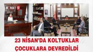 23 Nisan’da Koltuklar Çocuklara Devredildi