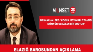 Başkan Av. Efe: “Çocuk İstismarı Telafisi Mümkün Olmayan Bir Suçtur”
