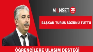 Başkan Turus’tan Öğrencilere Ulaşım Desteği