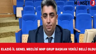Elazığ İl Genel Meclisi MHP Grup Başkan Vekili Belli Oldu