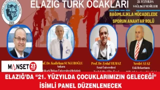 Elazığ’da “21. Yüzyılda Çocuklarımızın Geleceği” İsimli Panel Düzenlenecek