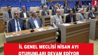 İl Genel Meclisi Nisan Ayı Oturumları Devam Ediyor