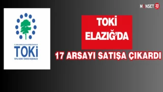 TOKİ Elazığ'da 17 Arsayı Satışa Çıkardı