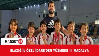 Elazığ İl Özel İdare’den Yüzmede 11 Madalya