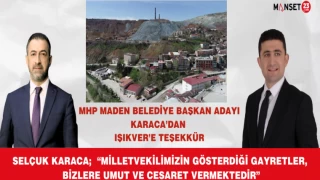 “MİLLETVEKİLİMİZİN GÖSTERDİĞİ GAYRETLER, BİZLERE UMUT VE CESARET VERMEKTEDİR”