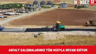 Asfalt Çalışmalarımız Tüm Hızıyla Devam Ediyor
