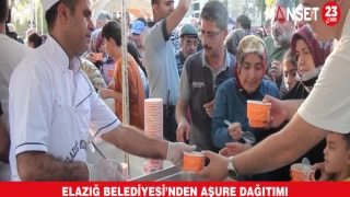 Elazığ Belediyesi’nden Aşure Dağıtımı