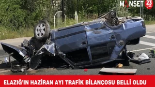 Elazığ’ın Haziran Ayı Trafik Bilançosu Belli Oldu
