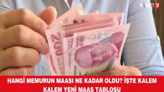 Hangi memurun maaşı ne kadar oldu? İşte kalem kalem yeni maaş tablosu