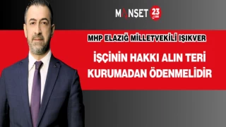 İŞÇİNİN HAKKI ALIN TERİ KURUMADAN ÖDENMELİDİR