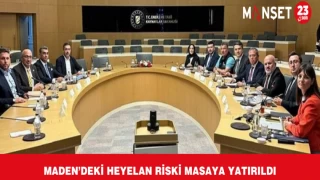 Maden’deki Heyelan Riski Masaya Yatırıldı