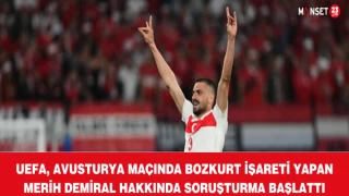 UEFA, Avusturya maçında bozkurt işareti yapan Merih Demiral hakkında soruşturma başlattı
