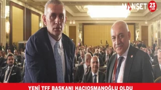 Yeni TFF Başkanı Hacıosmanoğlu Oldu