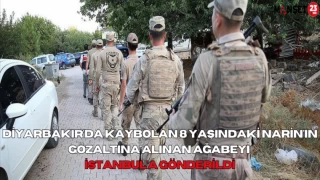 Diyarbakır'da kaybolan 8 yaşındaki Narin'in, gözaltına alınan ağabeyi İstanbul'a gönderildi