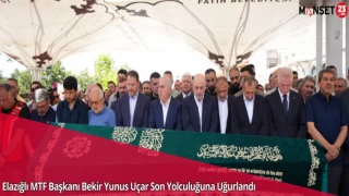 Elazığlı MTF Başkanı Bekir Yunus Uçar Son Yolculuğuna Uğurlandı