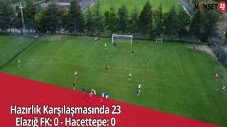 Hazırlık Karşılaşmasında 23 Elazığ FK: 0 - Hacettepe: 0