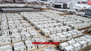 Konteyner Kent Sakinleri, Çıkarılma Kararına Tepki Gösterdi