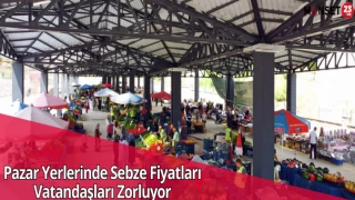 Pazar Yerlerinde Sebze Fiyatları Vatandaşları Zorluyor