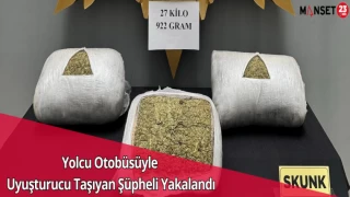 Yolcu Otobüsüyle Uyuşturucu Taşıyan Şüpheli Yakalandı