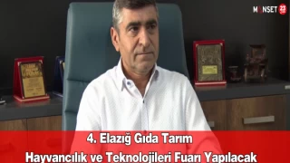 4. Elazığ Gıda Tarım Hayvancılık ve Teknolojileri Fuarı Yapılacak