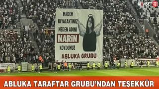Abluka Taraftar Grubu’ndan Teşekkür