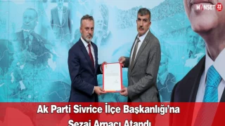 Ak Parti Sivrice İlçe Başkanlığı’na Sezai Arpacı Atandı