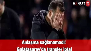 Anlaşma sağlanamadı! Galatasaray'da transfer iptal