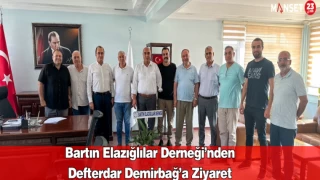 Bartın Elazığlılar Derneği’nden, Defterdar Demirbağ’a Ziyaret