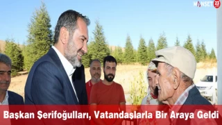 Elazığ Belediye Başkanı Şahin Şerifoğulları, vatandaşlarla bir araya geldi.