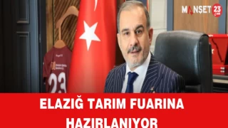 Elazığ Tarım Fuarına Hazırlanıyor