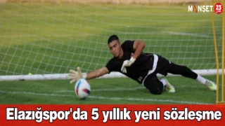 Elazığspor'da 5 yıllık yeni sözleşme